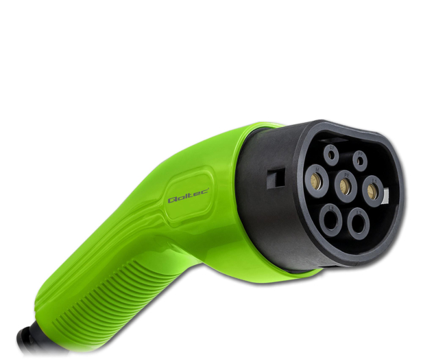 Qoltec Stacja ładowania EV 2w1 (Typ2, 22kW, 3 fazy, 5m) - 1483415 - zdjęcie 2